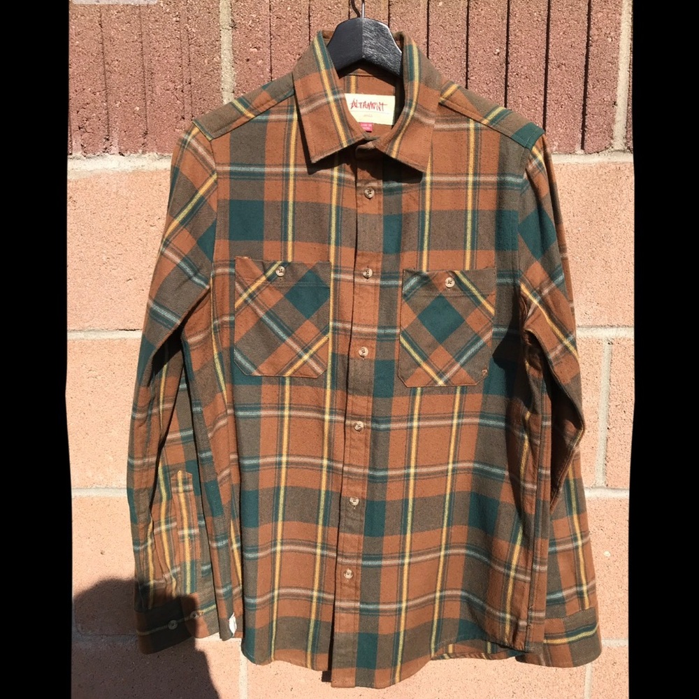 Altamont Apparel Mens Long Sleeve Flannel